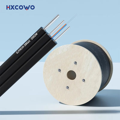 خرید LSZH GJYXCH Self-Supporting Fiber Drop Cable for FTTH Outdoor 1 Core 1KM 9/125 G657A ساخت آنلاین