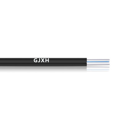 خرید Singlemode 2 Core Fiber Drop Cable HXCOWO Indoor Fiber Optic Cable ساخت آنلاین