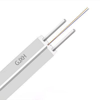 خرید HXCOWO GJXH FTTH Communication Drop Fiber Optic Cable White Black Custom Length ساخت آنلاین