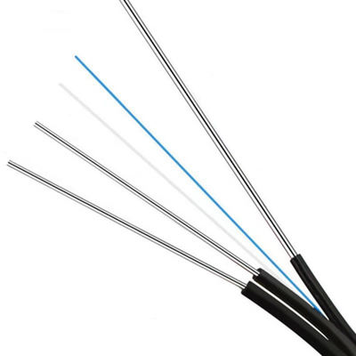 خرید 12 Core SM G655 Fiber Optic Cable GJYXCH Drop LSZH Telecom Comunication PE Jacket PVC ساخت آنلاین