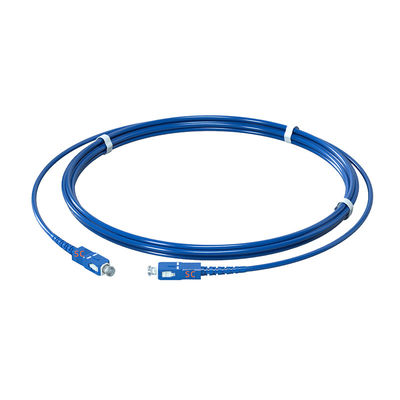 خرید نوع فیبر Single Fiber Single Mode Patch Cord زرهی SC-UPC/SC-UPC آبی 9/125um تولید آنلاین