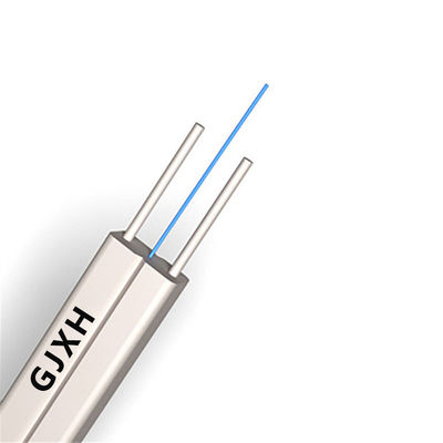 خرید HXCOWO GJXFH GJXH SM Drop Fiber Cable With Steel Wire Or FRP FTTH Cable ساخت آنلاین