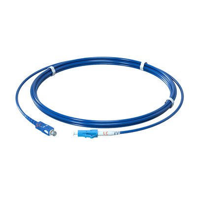 خرید Single Mode 9/125 G652D Simplex SC/UPC-LC/UPC Armored Fiber Optic Patch Cord for Signal Transfer ساخت آنلاین