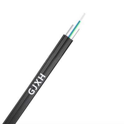خرید HXCOWO Flat Fiber Optic Cable Single Mode Fig8 FTTH Flat Drop Cable ساخت آنلاین
