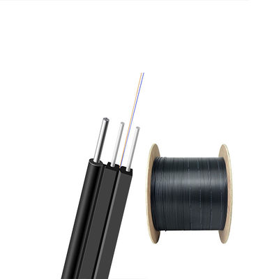 خرید 1km Roll Fiber Optic Drop Cable Outdoor FTTX FTTH 1/2/4 Cores HXCOWO Cable 's List ساخت آنلاین