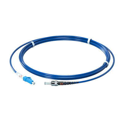 خرید SM LC/UPC to ST/UPC Simplex Armored Fiber Optic Patch Cord Easy and Quick Installation ساخت آنلاین