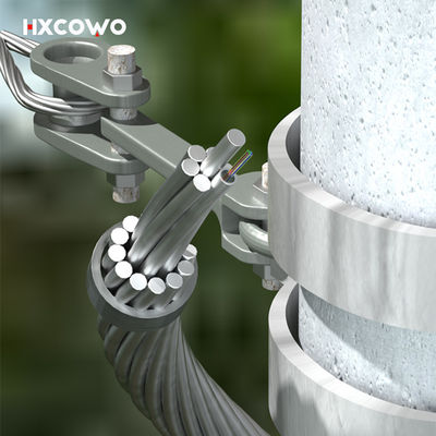 خرید OPGW High Voltage Flame Retardant Cable 48 Core Single Mode With Lightning Protection ساخت آنلاین