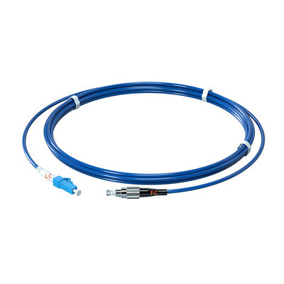 خرید PVC Armored Fiber Optic Patch Cord LC/UPC-FC/UPC Connector Single Mode Simplex 3.0 1M-10M ساخت آنلاین