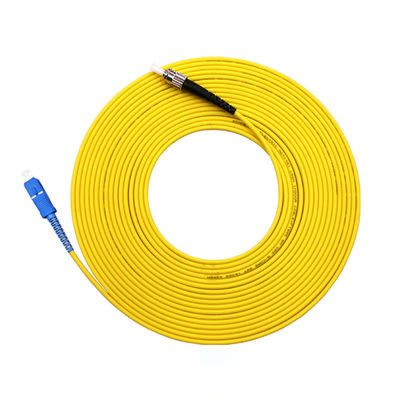 خرید Customized Lengths 1m/2m/3m... 1 HXCOWO SM Simplex Armored Fiber Optic Cable Patch ساخت آنلاین