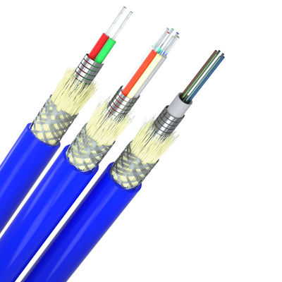 خرید OM1 OM2 OM3 Multimode Armored Fiber Optic Cable Dustproof Function ساخت آنلاین