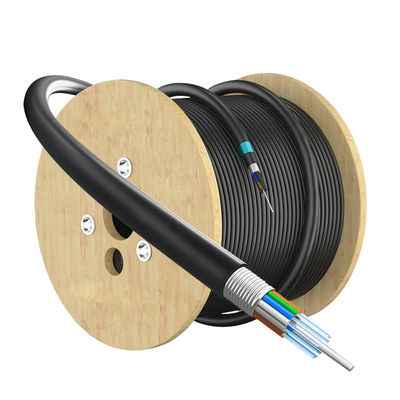 خرید 2-288 Core GYTA Outdoor Duct Coaxial Direct Burial Fiber Optic Cable for SM MM Communication ساخت آنلاین