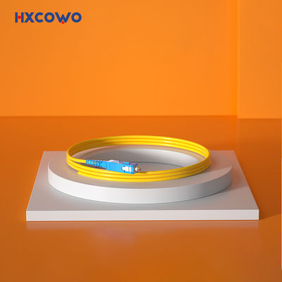 خرید SC/UPC 2mm 9/125 SM Pigtail فیبر نوری 1M برای شبکه بی سیم در HXCOWO تولید آنلاین
