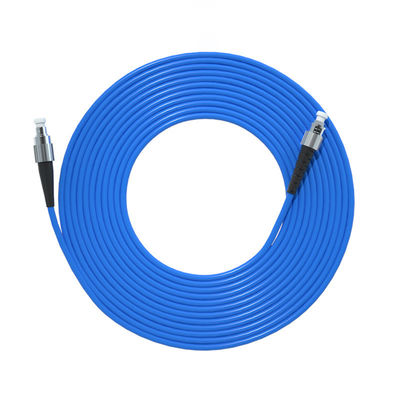 خرید 3M FC ST Simplex Single Mode Armored Fiber Optic Cable with Customized Lengths and 2 ساخت آنلاین