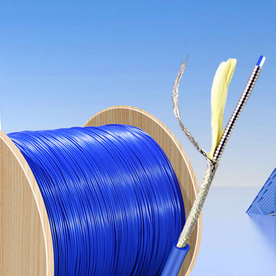خرید G652D G657A1 G657A2 لوله فولادی مارپیچی کابل فیبر نوری زرهی داخلی برای مخابرات تولید آنلاین