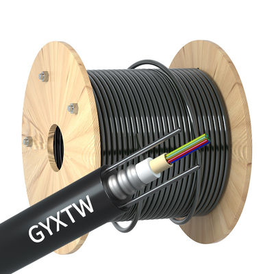 خرید 20 Years Distribution of 12 24Core GYXTW Outdoor Armoured Fiber Optical Cable by HXCOWO ساخت آنلاین
