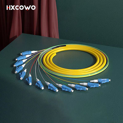 خرید 4G Compatible LC UPC Pigtail SM Single Mode Fiber Pigtails 0.9mm LSZH Jacket ساخت آنلاین