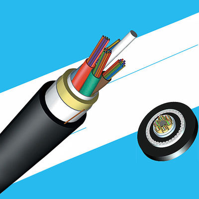 خرید 12 24 Core ADSS OFC Non Metallic SM Fiber Optic Cable For Outdoor Aerial Installation ساخت آنلاین