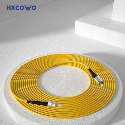 خرید HXCOWO حالت تک 9/125 OS2 FC به ST Simplex OFNR 2.0mm پنل کابل فیبر نوری زرهی تولید آنلاین