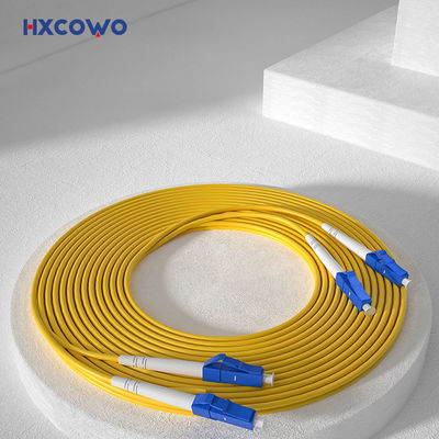 خرید HXCOWO 0.9mm/2mm/3mm Armored Fiber Optic Cable Patch Wavelength 850nm/1310nm/1550nm 2 ساخت آنلاین