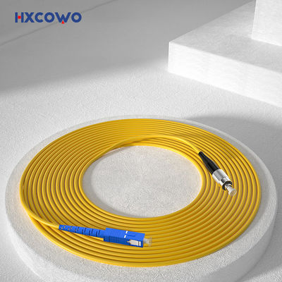 خرید Customized Colors HXCOWO FTTH SC/FC UPC APC Armored SM MM SX DX Fiber Optic Cable Patch ساخت آنلاین