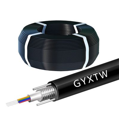 خرید Singlemode Outdoor Armored Fiber Optic Cable G652D Armored Fiber Cable ساخت آنلاین