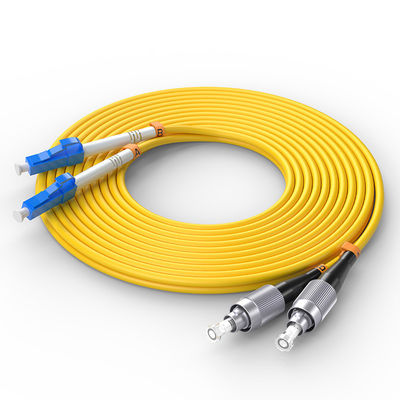 خرید FTTX HXCOWO LC FC Duplex OM3 OM4 Jumper 50/125um Multimode Fiber Optic Cable Patch ساخت آنلاین