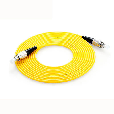 خرید HXCOWO 1m 10m FC-FC 2.0mm 3.0mm LSZH PVC OFNR SM G652D G657A1 G657A2 OS2 9/125um سیم نوری تولید آنلاین