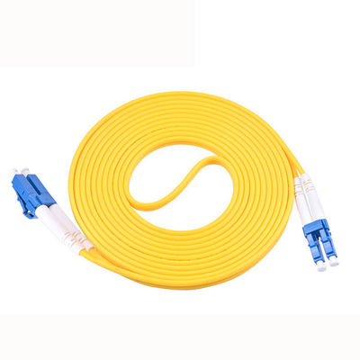 خرید Customized Lengths HXCOWO MM OM1/OM2/OM3/OM4 LC-LC Duplex Multi Mode Fiber Optic Cable Patch ساخت آنلاین
