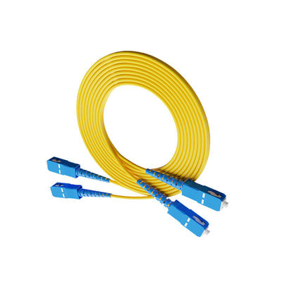 خرید HXCOWO SC UPC Multimode 3.0mm Duplex Fiber Optic Cable Patch in Ordinary Armored Types ساخت آنلاین