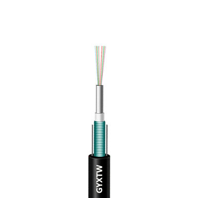 خرید HXCOWO GYXTW 4 6 8 Cores Singlemode Outdoor Duct Armoured Fiber Optic Cable for Data Transfer ساخت آنلاین