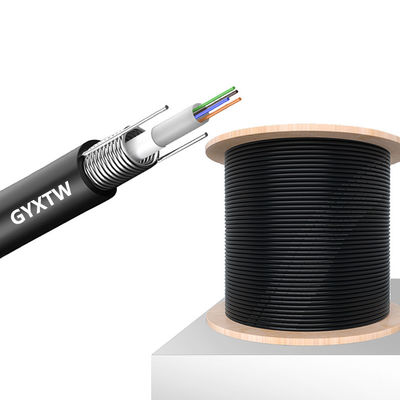 خرید 24 Core Single Mode Outdoor GYXTW Armoured Fiber Optic Cable for Telecom Comunication ساخت آنلاین
