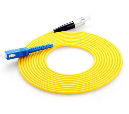 خرید Network 4g PVC LSZH SC To FC OM3 Multi-Mode 3m Fiber Optic Cable Patch with 3m Length ساخت آنلاین