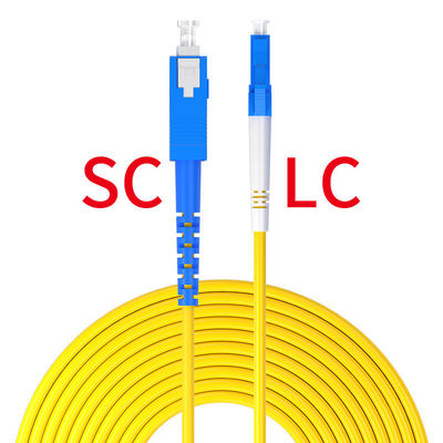 خرید وصله کابل فیبر نوری PVC/LSZH سفارشی با نوع اتصال دهنده SC/FC/LC/ST توسط HXCOWO تولید آنلاین