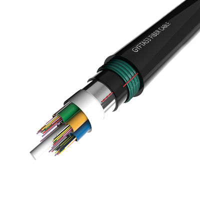 خرید Direct Burial Stranded Loose Tube Fiber Optic Cable with Double Armored Protection ساخت آنلاین