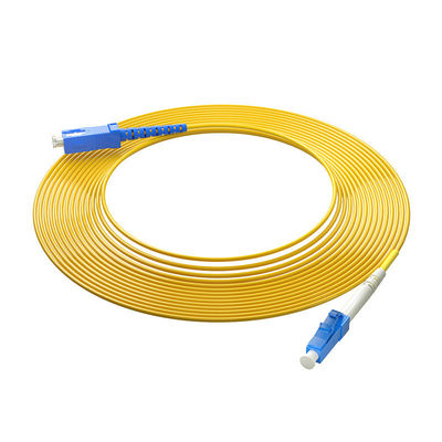 خرید HXCOWO Supply Fiber Optic Patch Cord SC/UPC-LC/UPC SM SX 3.0mm LSZH for Your Requirement ساخت آنلاین