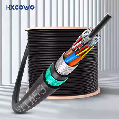خرید 48/72/96/144 Core GYTA53 Outdoor Armored Fiber Optic Cable for Secure Communication ساخت آنلاین