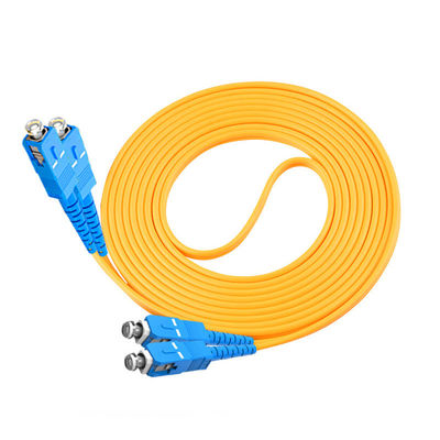 خرید SC/UPC-SC/UPC Duplex Multimode OM3 Jumper Cable Fiber Optic Patch Cord for Networking ساخت آنلاین