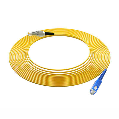 خرید HXCOWO OM3 SC FC LC ST 850nm/1310nm/1550nm Simplex Multi Mode Fiber Optic Cable Patch ساخت آنلاین