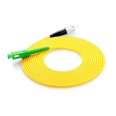 خرید PVC LSZH Fiber Optic Cable Patch SC FC LC ST Connector Type HXCOWO G652D G657A APC UPC ساخت آنلاین