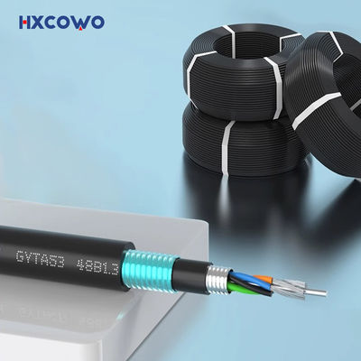 خرید Armored Direct Burial Fiber Optic Cable OEM ODM Armoured Outdoor Cable ساخت آنلاین