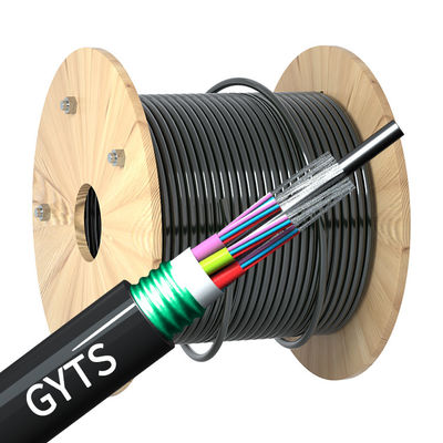 خرید OS1 OS2 Armoured Fibre Cable Telecom Outdoor Armored Fiber Optic Cable ساخت آنلاین