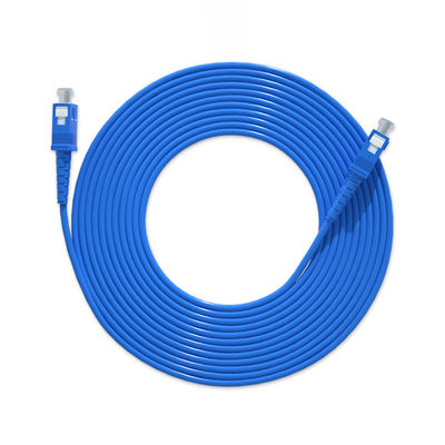 خرید HXCOWO Single Mode Simplex SC UPC Fiber Jumper Spiral Armored Fiber Optic Cable Patch ساخت آنلاین