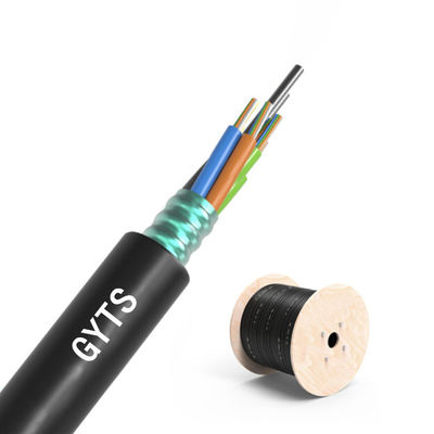 خرید Custom Outdoor Armored Fiber Optic Cable 2 4 6 8 24 32 48 84 96 144 288 Cores ساخت آنلاین