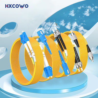 خرید 4G Network Simplex SC LC FC ST UPC APC PVC LSZH OS2 2.0mm 3.0mm Optic Fiber Patch Cord ساخت آنلاین