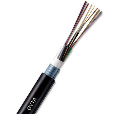 خرید 2-288 Cores Outdoor Armoured Single Mode Fiber Optic Cable For Aerial Or Duct ساخت آنلاین