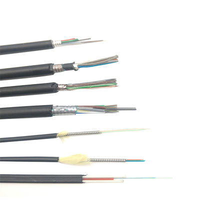 خرید کابل فیبر نوری زره‌پوش فضای باز با طول سفارشی، دارای زره نواری فولادی و طناب پرکننده شماره ۵۰، ایده‌آل برای نصب شبکه‌های فضای باز ساخت آنلاین