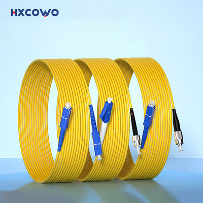 خرید SM MM 1M 2M 3M UPC APC 1 Core Fiber Optic Patch Cable For Wifi Network ساخت آنلاین