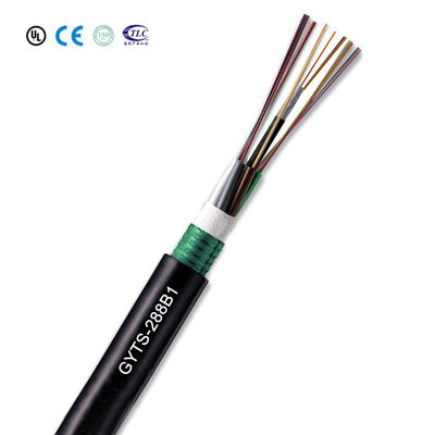 خرید G655 GYTS Optical Fiber Armored Cable With PE Jacket Outdoor Armored Cable ساخت آنلاین