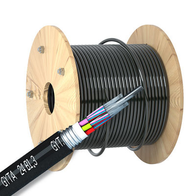 خرید Customized Outdoor Armored Fiber Optic Cable Single Mode PVC LSZH LSOH PE HDPE Jacket ساخت آنلاین