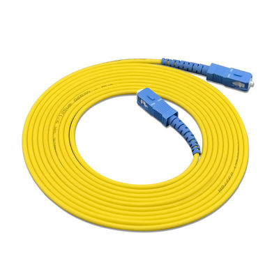 خرید سیم پچ فیبر نوری با طول سفارشی Simplex SC SC UPC/APC G652D 9/125 SM Optical Fiber تولید آنلاین